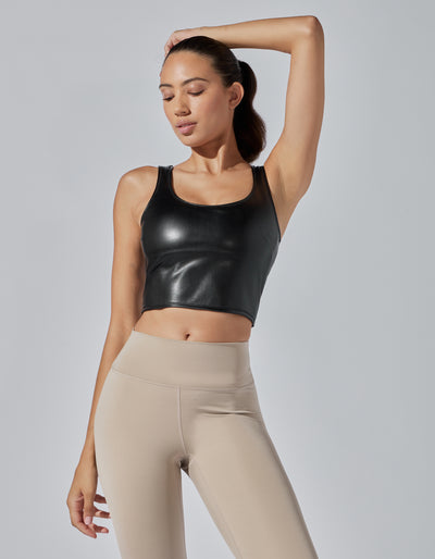 Leather Tank [Black]