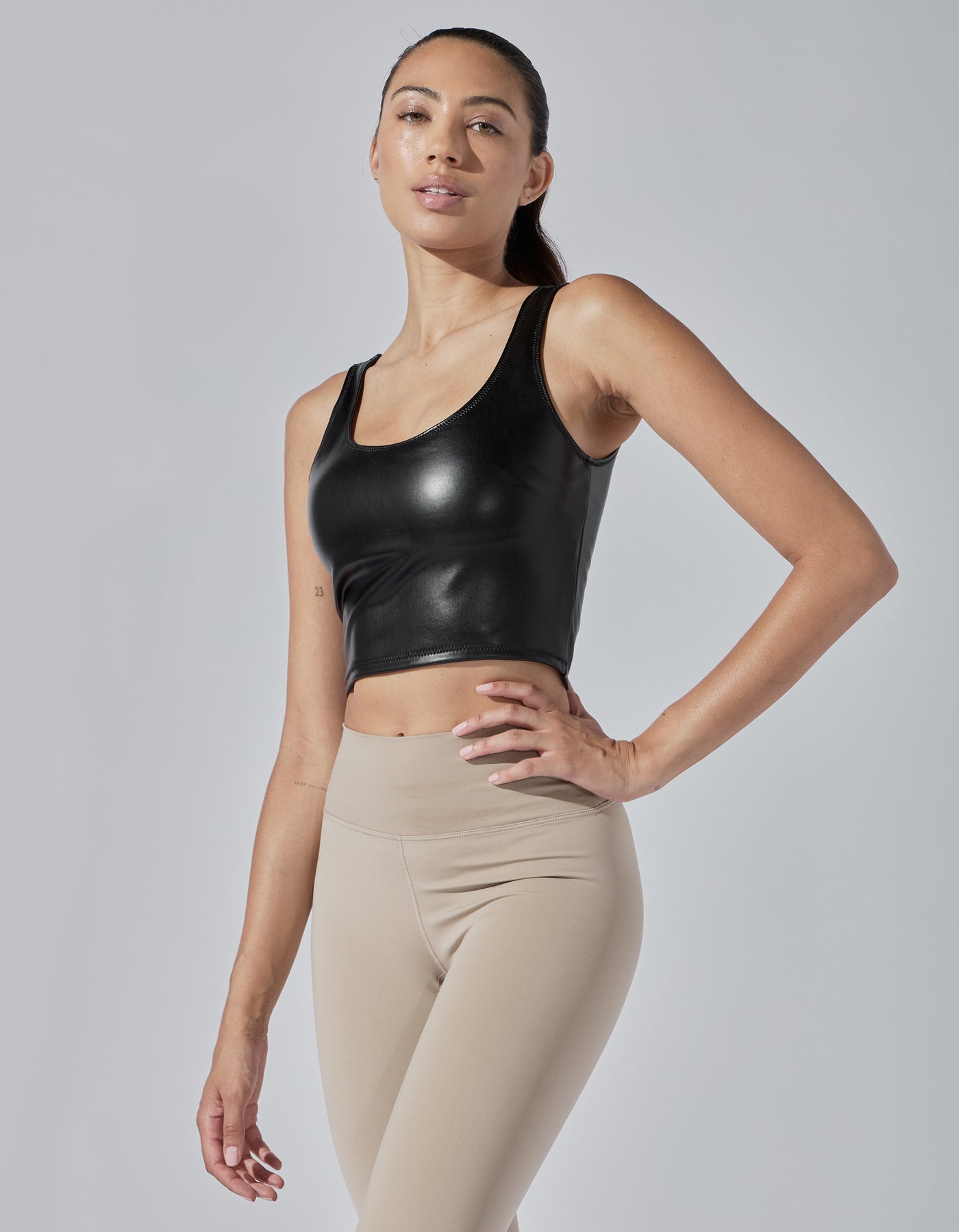 Leather Tank [Black]