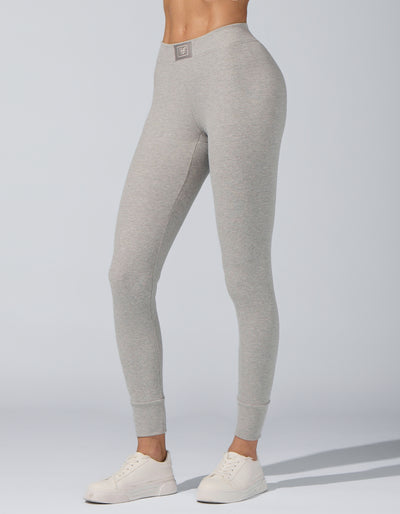 Rib Lounge Legging [Heather Grey]