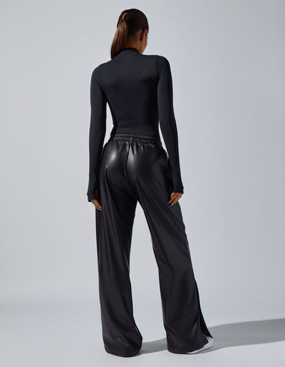 Cara Leather Pants [Black]