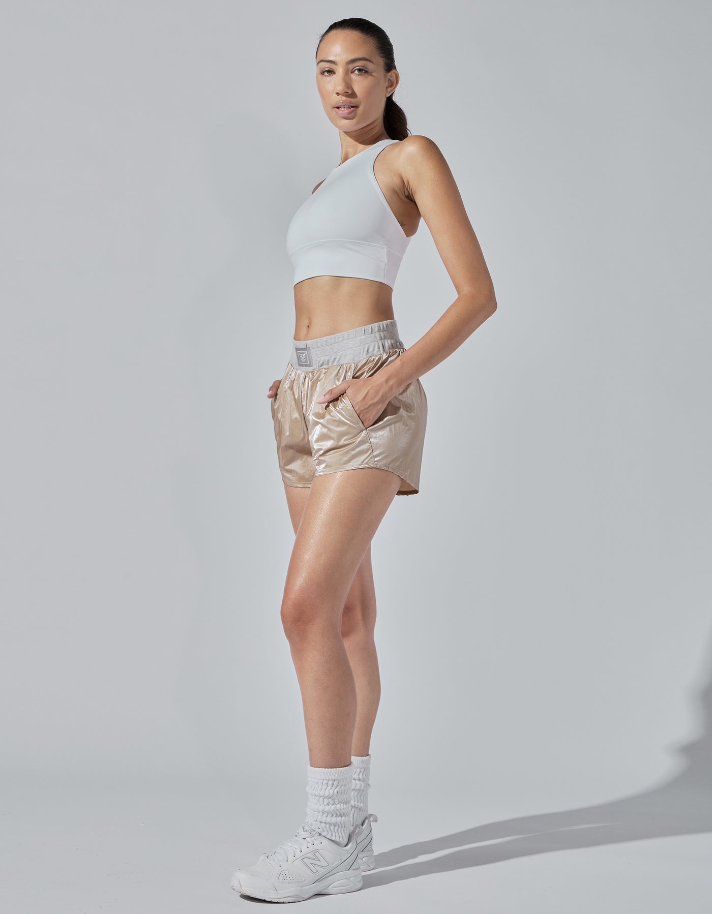 Glow Shorts [Taupe Shimmer]